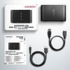 AXAGON ADSA-D25 MINI stacja dokująca USB 3.2 Gen 1 - 2x SATA 6G 2.5 SSD/HDD CLONE